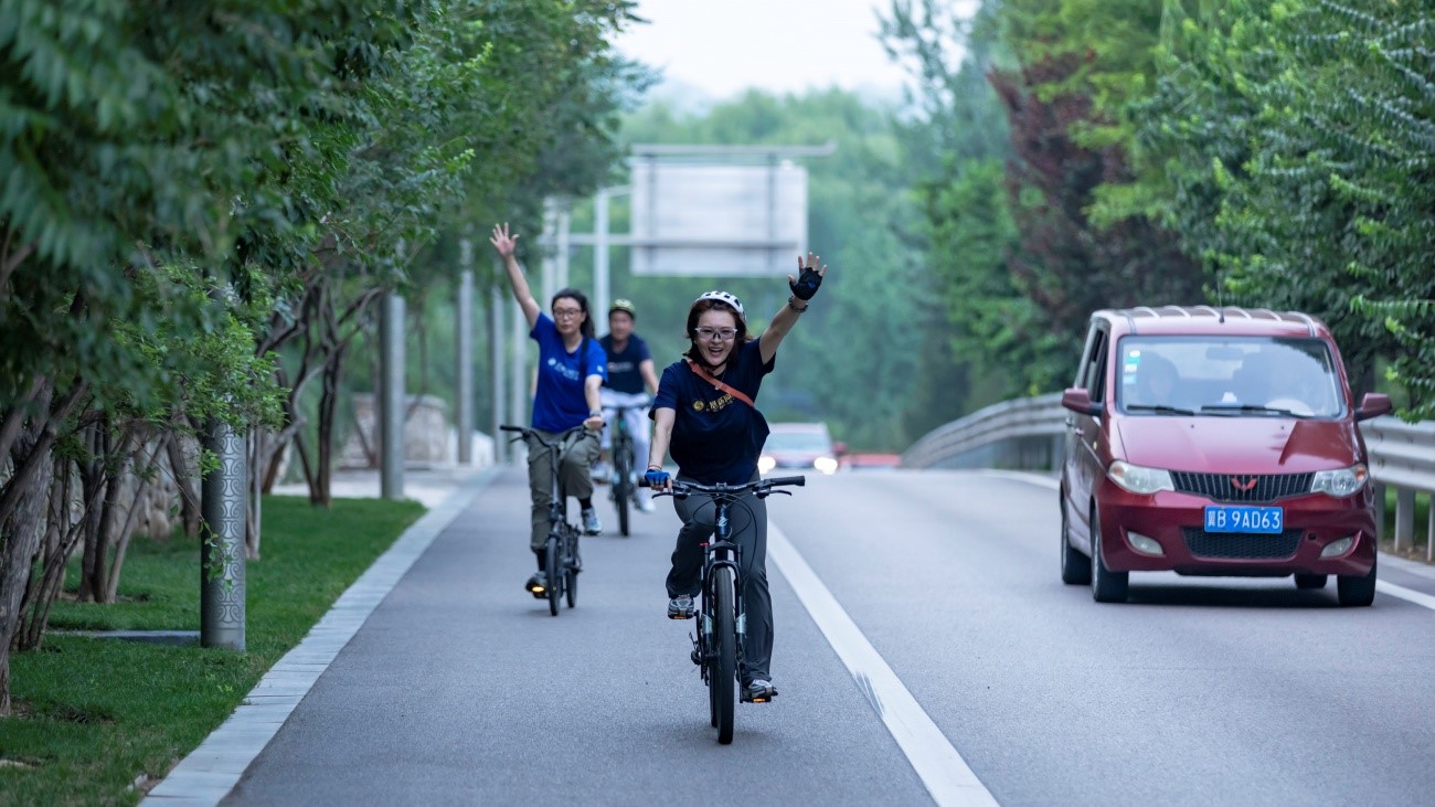 「騎行雁棲湖，凝聚團(tuán)隊(duì)力！」 一日騎行團(tuán)建，挑戰(zhàn)與美景同行！