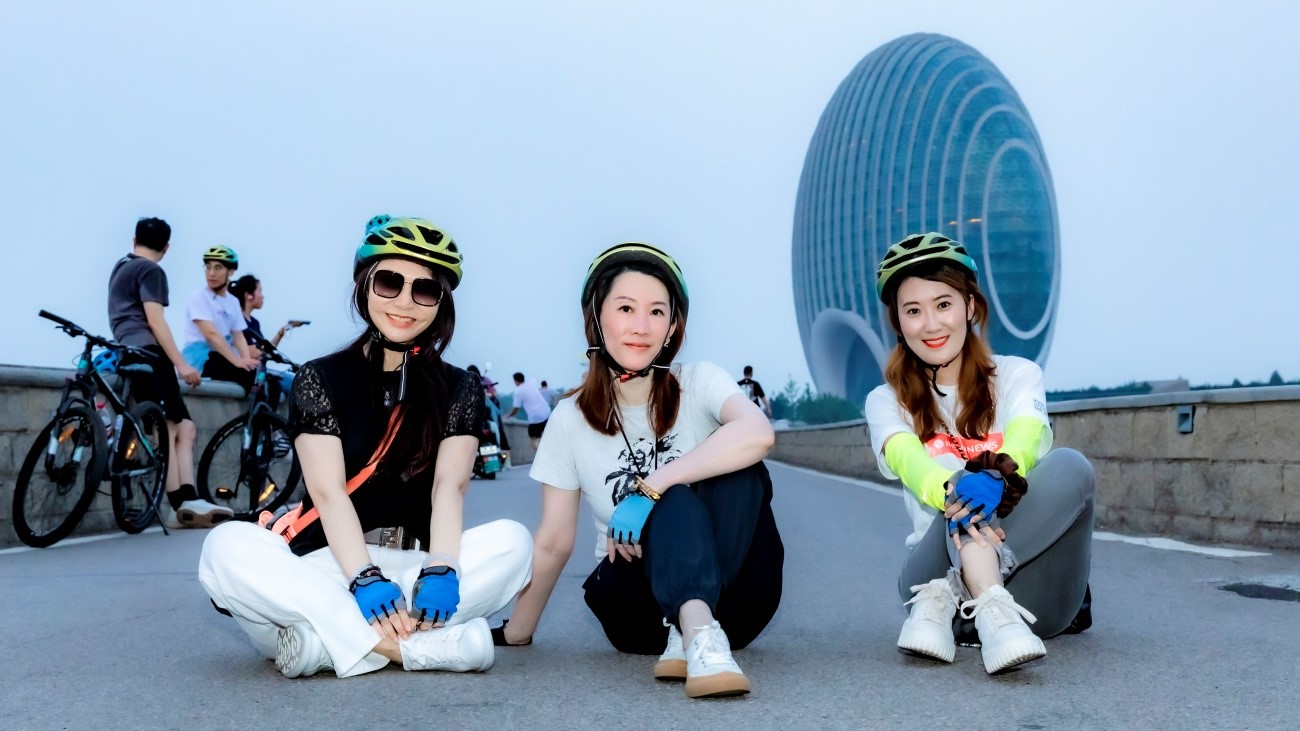 「騎行雁棲湖，凝聚團(tuán)隊(duì)力！」 一日騎行團(tuán)建，挑戰(zhàn)與美景同行！